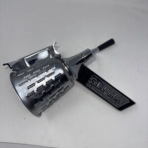 Vintage Saladmaster Food Processor Cutter Shredder Grater Slicer USA Read